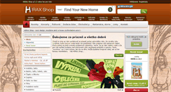 Desktop Screenshot of hiraxshop.sk